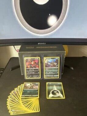Pokemon Dark Type Card Lot 17 Cards Bundle 2 Holo Rare NM 2016 Vintage Darkra TC